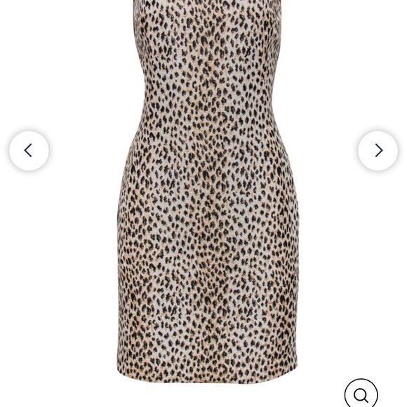 DVF leopard sheath dress - Picture 2 of 8